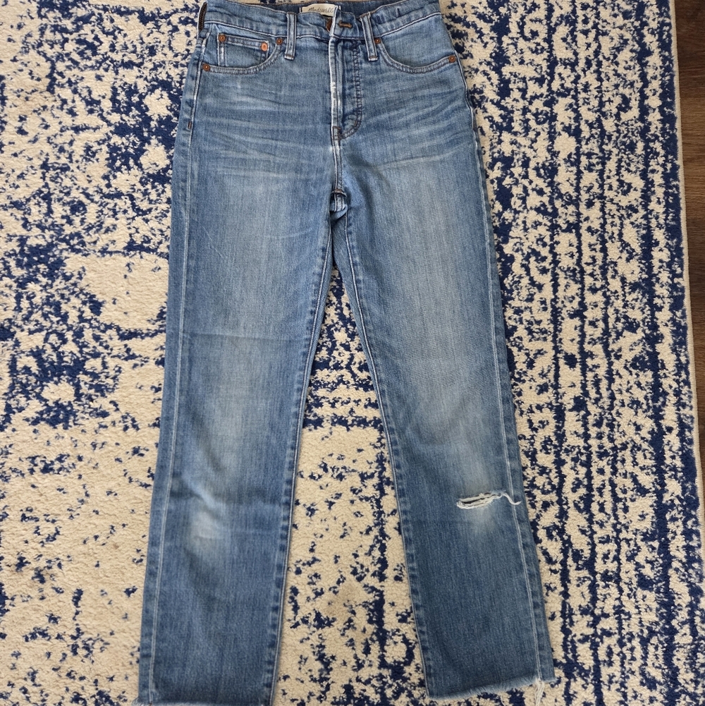 Madewell Women's Skinny Jeans in Light Blue - Picture 2 of 11